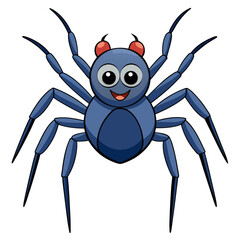 spider on a white background