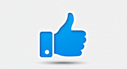 Obraz premium nice thumbs up icon, AI Generation