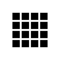  Glass Mosaic Black Filled Icon Decorative Tile Pattern