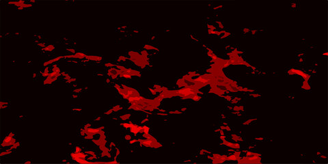 Abstract red marble and red granite tiles floor on red background. Decorative red panoramic background texture. Dirty rustic red grungy texture. Gloomy black and red colors background for design.
