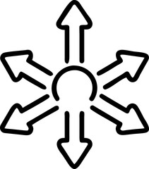 expansion vector icon on white or transparent background. plumbing tools items Stroke icon collections. Editable Stroke icon collection Outline icon.