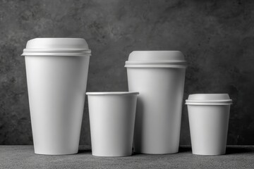 White Coffee Cup Variety