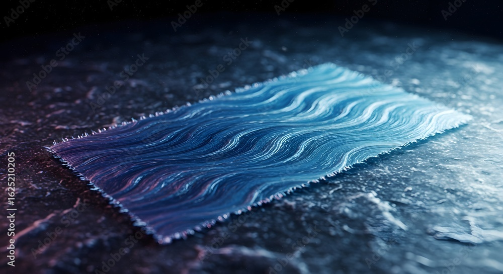 Poster abstract water surface: a close-up captures the alluring surface of water, with gentle waves that fo
