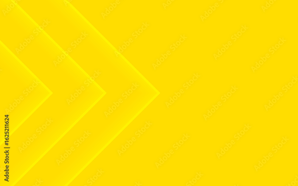 Poster yellow soft arrow line background. soft gradient arrow shape blending into yellow background. subtle