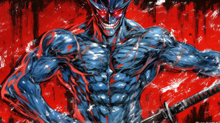 Blade of Dread: The Blue Tyrant Beneath Crimson Skies