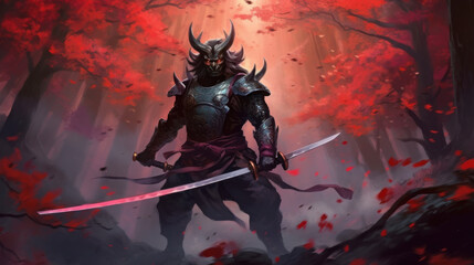 Crimson Oath: The Horned Sentinel of Embergrove