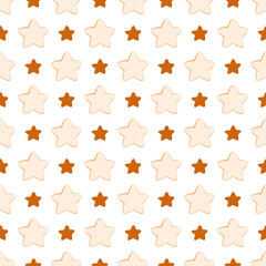 vector seamless pattern with funny animals