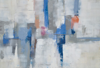 Bold and expressive abstract art with contrasting colors and striking lines, perfect for modern and vibrant interiors