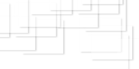 white background with faint geometric lines featuring intersecting patterns. white and grey glossy squares, abstract tech banner design. Graphic design element stripes concept for web, flyer.