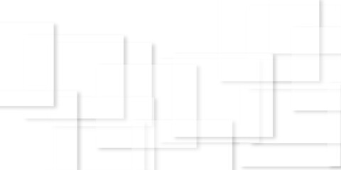 white background with faint geometric lines featuring intersecting patterns. white and grey glossy squares, abstract tech banner design. Graphic design element stripes concept for web, flyer.