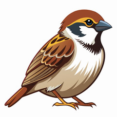 Fototapeta premium vector illustration of a bird