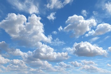 Fototapeta premium White Cloud in a Blue Sky