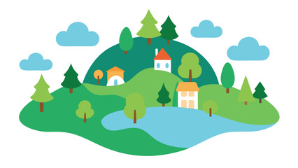 Obraz premium vector illustration of a castle