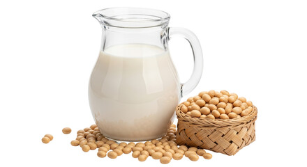 Isolated Soy Milk and Soybeans