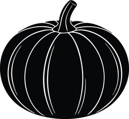  pumpkin vegetable silhouette vector