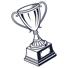 gold trophy cup