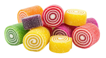 Isolated Jelly Candies