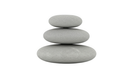 Stacked Stones Zen Balance Grey Pebbles