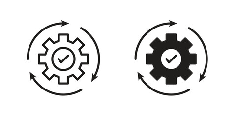Methodology icon vector design element logo template