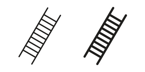 Ladder icon vector design element logo template