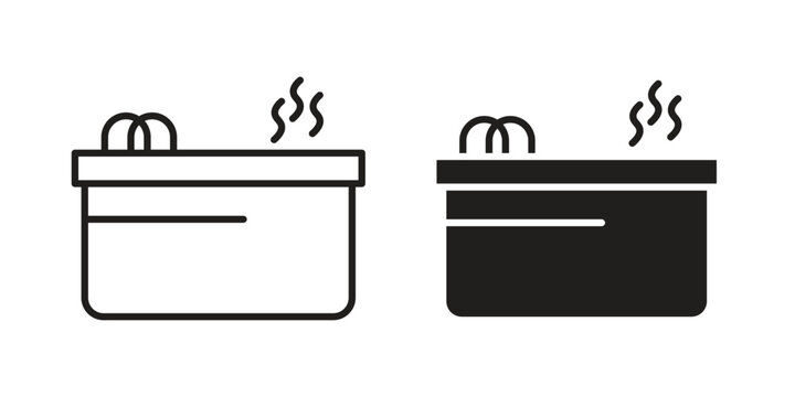 Jacuzzi icon vector design element logo template