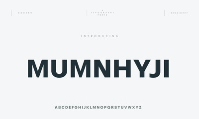 Abstract Fashion font alphabet. Minimal modern urban fonts for logo, brand etc.