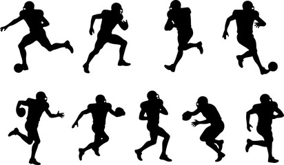 football, American football, Man Vector Bundle