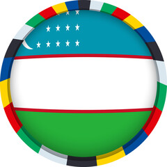 Uzbekistan Flag