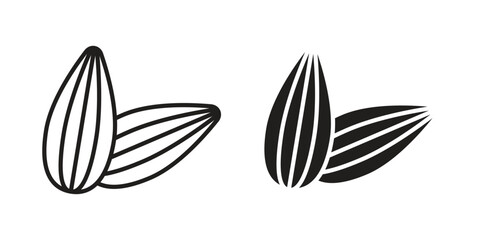 Obraz premium Almond icon