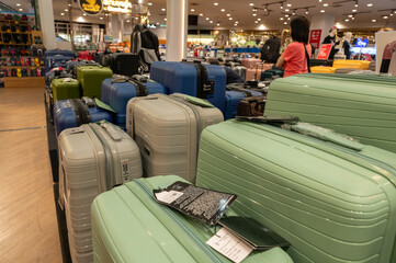 suitcases and luggage shop 