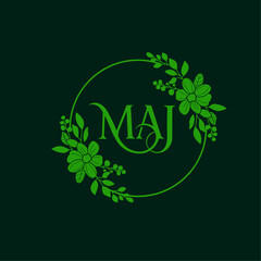 MAG nature logo design