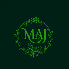 MAG nature logo design