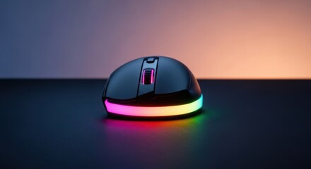 Sleek Wireless Gaming Mouse with Dynamic RGB Lighting Effects