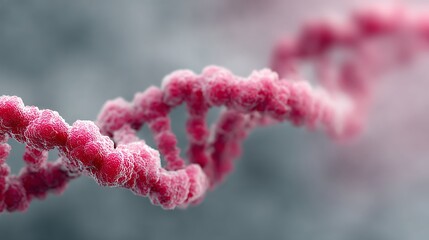 DNA day, DNA, pink and grey, macro	