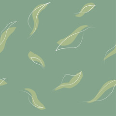 Fototapeta premium Leaf pattern collection 