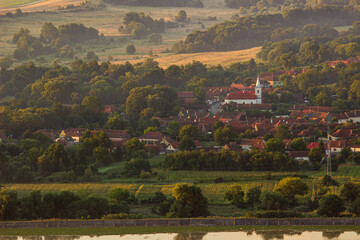 Morning landscape in Transylvania, Romania