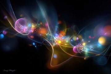 Abstract Colorful Digital Design