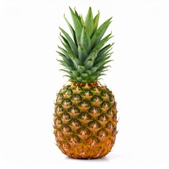 Fototapeta premium Fresh pineapple, whole, vibrant colors