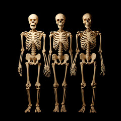 3d rendered illustration of a skeleton