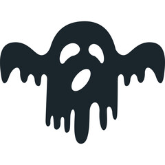 vector illustration of an abstract skull