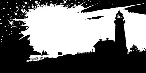 "White starburst splatter on black void, jagged radial ink splash with scattered particles, dramatic contrast."
