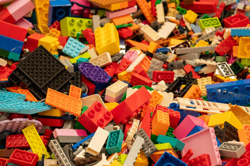 colorful plastic toy blocks © Despina Liopiari