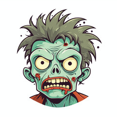 One silly-looking zombie character 