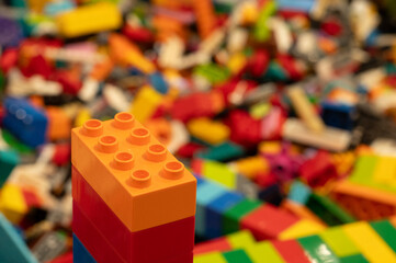 colorful plastic toy blocks © Despina Liopiari