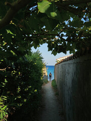 Fototapeta premium Chemin vers la plage