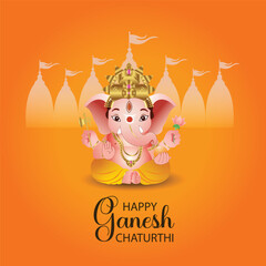 Happy Ganesh Chaturthi A Festive Celebration with Lord Ganesha