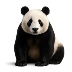 Detailed Portrait of a Majestic Panda Bear