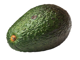 avocado isolated on white