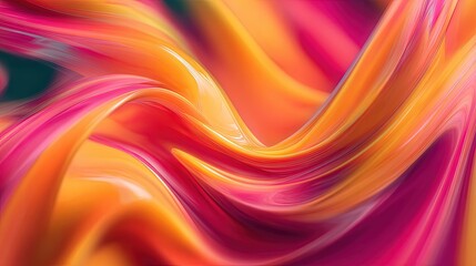 Obraz premium Abstract Swirling Liquid Colors