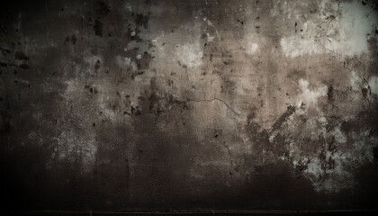 Fototapeta premium a heavily textured surface featuring various dark stains and patches adding a grungy and worn out appearance to the wall